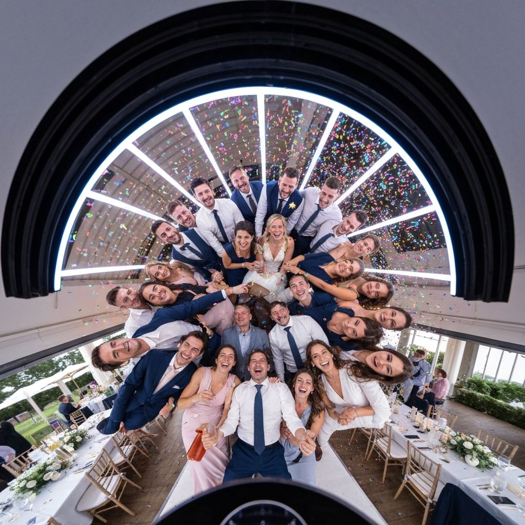 360 spin booth wedding