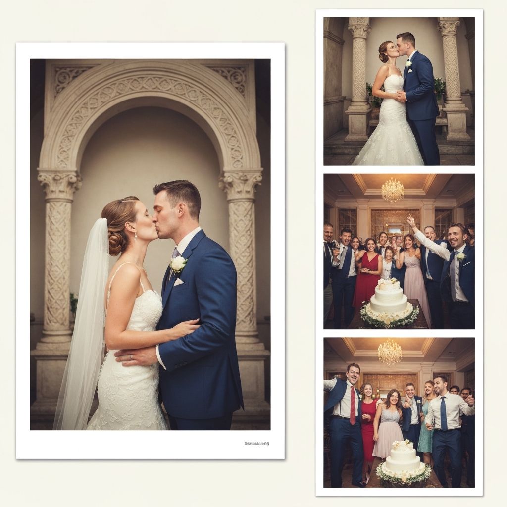 Wedding photo strip